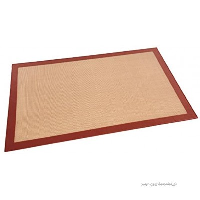 getgastro Backmatte aus fiberglas verstärktem Silikon Xtra PREISWERT für Backbleche GN 2 1 GN 1 1 GN 1 2 60 x 40 oder 40 x 30 cm A2-52 x 31,5 cm