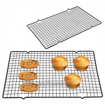 Kühlregal Edelstahl-Kühl- und Backregal Antihaft-Grillblech für Kekse Kuchen Brot 15,94x 9,84 x 0,59