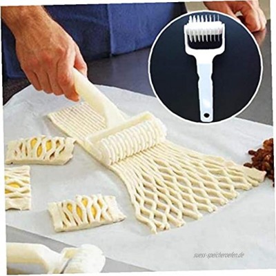 Pastry Lattice Roller Schneidrad Kunststoff-plätzchen Pie Spätzle Makers Nudeln Cut Bäckerei-Werkzeug Anti-rutsch-Griff Küche Gadgets