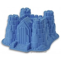 Silikon-Form Modell: Ritterburg Schloss geeignet zum Backen von Kuchen und Torten sowie zur Zubereitung von EIS oder Götterspeise. Eine tolle Überraschung für Partys und Geburtstage blau