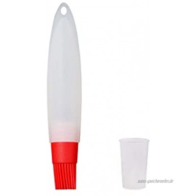 Crazyfly Grillpinsel Backpinsel mit Ölflasche hitzebeständig Ölpinsel Sojasaucenspender für Grill Küchenutensilien