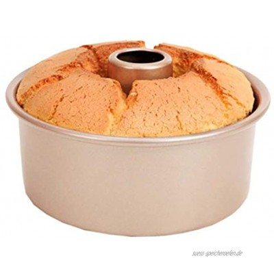 CANDeal 15cm Schwerer Stahl Runde Kuchenform Käsekuchen Backform mit herausnehmbarem Rohrboden Antihaftbeschichtung
