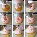 KBstore 5-teiliges Spritztüllen-Set – ideal für Zuckerguss-Tüllen aus Edelstahl für Cupcakes Gebäck Kuchendekoration Nr. 8 2