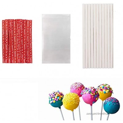 i-QiQi Lollipop Sticks Sweetly Make Cake Lollipops Cake Sticks Lollipop Bagfür Cupcake,Süßigkeiten,Gelee und Schokolade
