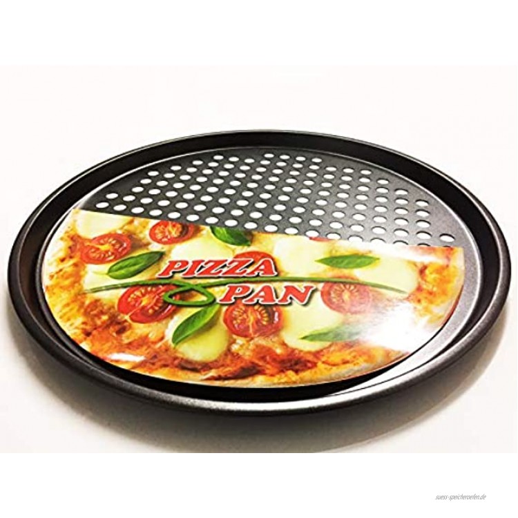 Pizzablech für den Backofen antihaftbeschichtet Profi-Klasse 32,5 cm Durchmesser mit Fast Crisp Technologie