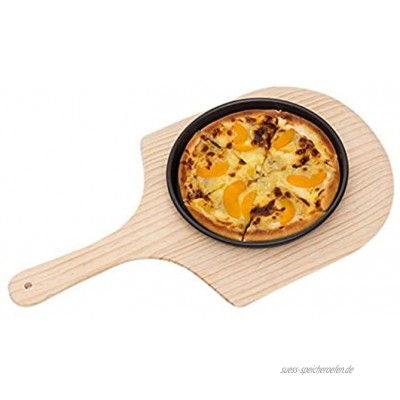 Moonvvin 23,9 cm 30,5 cm Premium-Pizzaschaufel aus natürlichem Bambus Käse Pizza Brot Schneiden von Obst Gemüse Käse Schneidebrett Blöcke Haushaltsküchenzubehör