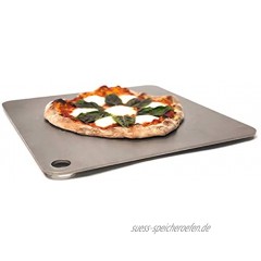 Pizzastahl leitfähig quadratisch 14"x20" XL