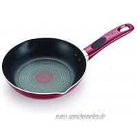 T-fal B03902 Excite ProGlide Nonstick Thermo-Spot Heat Indicator Dishwasher Oven Safe Fry Pan Cookware 8-Inch Red